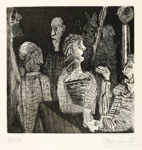 Herrmann, Peter -  -  - Im Biergarten