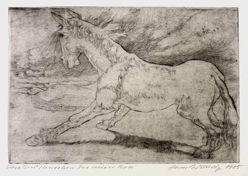 Grundig, Hans - Tiere und Menschen - Tiere und Menschen - Das weiße Ross