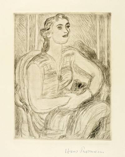 Purrmann, Hans -  -  - Bildnis Eva Maria Henschel