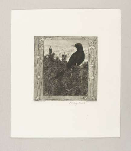 Vogeler, Heinrich -  -  - Die Amsel