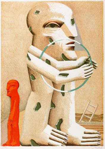 Antes, Horst -  -  - Gefleckte Figur mit Reif