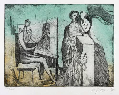 Zimmermann. Mac -  -  - Maler, Muse und Inspiration (Im Atelier)