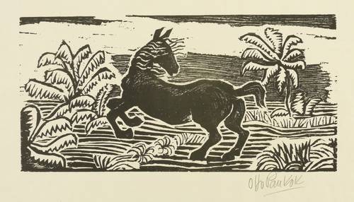 Pankok, Otto -  -  - Laufendes Pferd