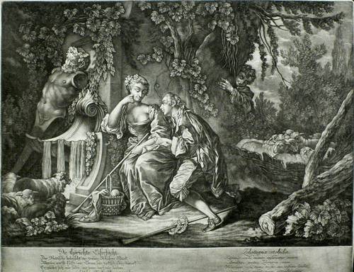 Ridinger, Johann Elias -  -  - Die thörichte Eifersucht. Zelotypia stolida