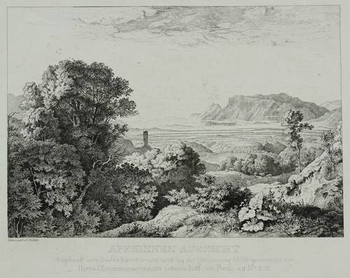 Richter, Adrian Ludwig -  -  - Apeninnen Aussicht