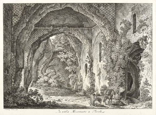 Reinhart, Johann Christian -  -  - In villa Mecenate a Tivoli