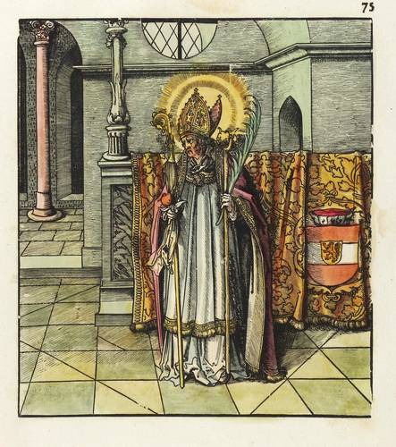 Beck, Leonhard - Nach Hans Burgkmair d.Ä - Nach Hans Burgkmair d.Ä - Hl. Munderich von Langres