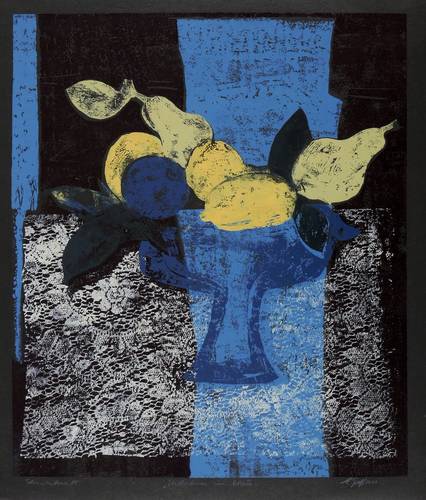 Gassan, Erhard -  -  - Stillleben in Blau