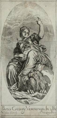 Lefebvre, Valentin - Personifikation der Stadt Venedig - Personifikation der Stadt Venedig - Paulus Caliary Veronensis In. & Pin