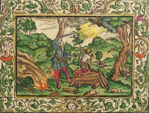 Monogrammist MT -  -  - Abraham opfert Isaak