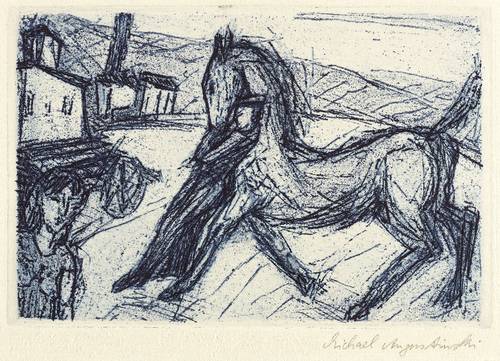 Augustinski, Michael -  -  - Scheuendes Pferd
