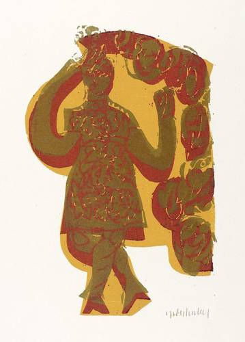 Grieshaber, HAP -  -  - Madonna der Gmünder Johanniskirche