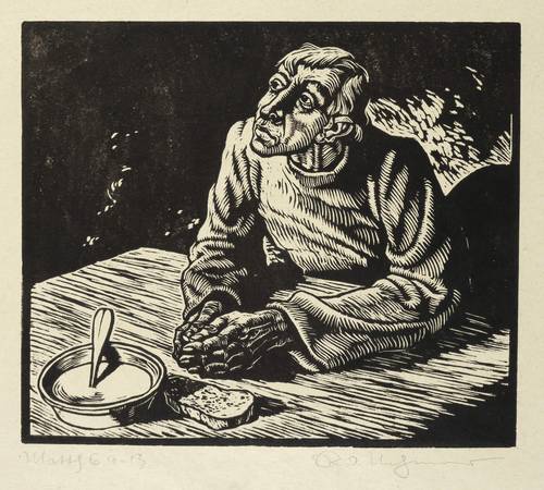 Nehmer, Rudolf - Die Bergpredigt - Die Bergpredigt - Tischgebet (Unser tägliches Brot gib uns heute)