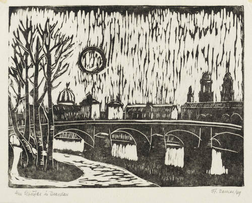 Decker, Friedrich -  -  - Am Elbufer in Dresden