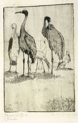 Philipp, Martin Erich (MEPH) -  -  - 2 Kraniche