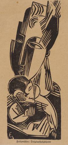 Felixmüller, Conrad -  -  - Mutter mit Kind