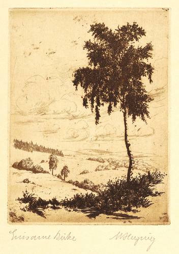 Herzing, Minni -  -  - Einsame Birke