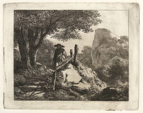 Erhard, Johann Christoph - Die Landschaften im Geschmack des Molitor - Die Landschaften im Geschmack des Molitor - Der vom Baume beschattete Bauer