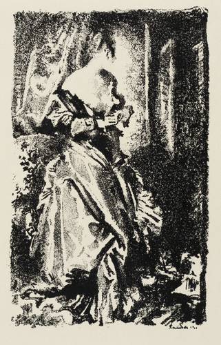Scheurich, Paul -  -  - Dame am Fenster