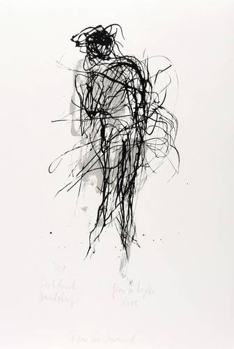 Lepke, Gerda -  -  - Figur im Gewand