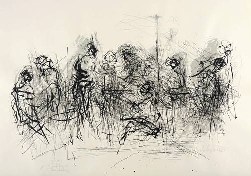 Lepke, Gerda -  -  - Ohne Titel (Golgatha)