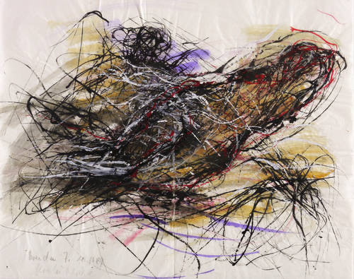 Lepke, Gerda -  -  - Ohne Titel (Zwei Figuren)