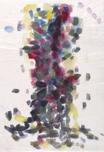 Lepke, Gerda -  -  - Ohne Titel (Getupfter Busch)