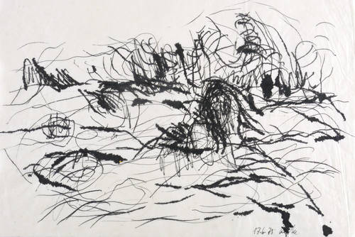 Lepke, Gerda -  -  - Ohne Titel (Landschaft II)