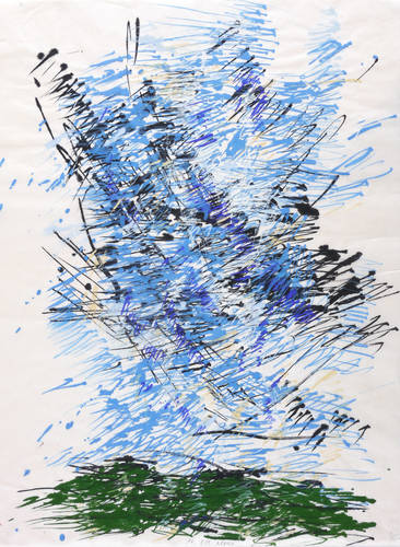 Lepke, Gerda -  -  - Ohne Titel (Himmel)