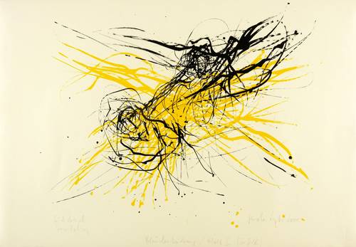 Lepke, Gerda -  -  - Blindenheilung I (in Gelb)