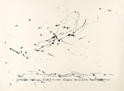 Lepke, Gerda - Ausstellungsplakat Klubgalerie Magdeburg - Ausstellungsplakat Klubgalerie Magdeburg - Wolken