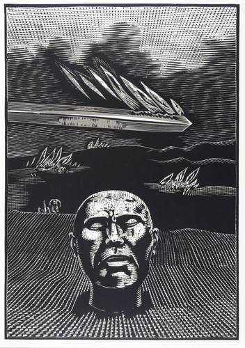 Mattheuer, Wolfgang -  -  - Mit Feuer und Schwert