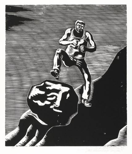 Mattheuer, Wolfgang -  -  - Der übermütige Sisyphos