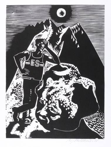 Mattheuer, Wolfgang -  -  - Sisyphos sinniert