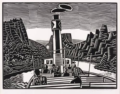 Mattheuer, Wolfgang -  -  - Elbfahrt