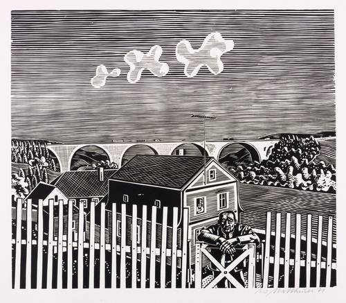 Mattheuer, Wolfgang -  -  - Alter Genosse am Zaun