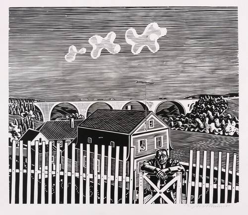 Mattheuer, Wolfgang -  -  - Alter Genosse am Zaun