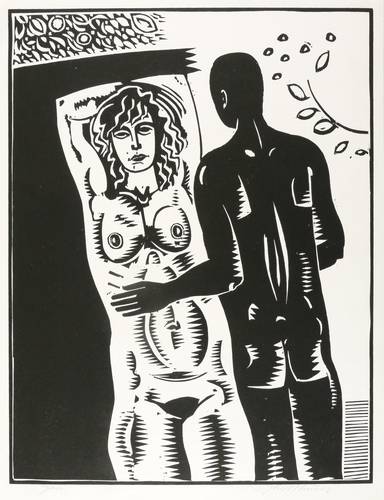 Mattheuer, Wolfgang -  -  - Wie der Sommer kommt (Hingebung)