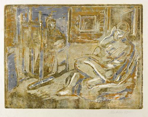 Metzkes, Harald -  -  - Maler und Modell