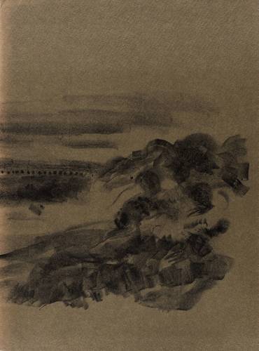 Metzkes, Harald -  -  - Brandenburgischer Triangel. Gang durch eine Landschaft