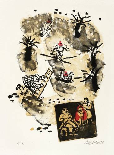 Metzkes, Harald -  -  - Büblein auf dem Eis