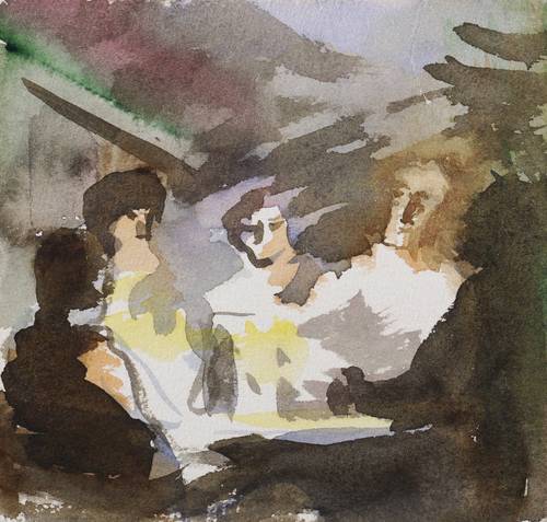 Metzkes, Harald -  -  - Nachtstück aus Fredersdorf