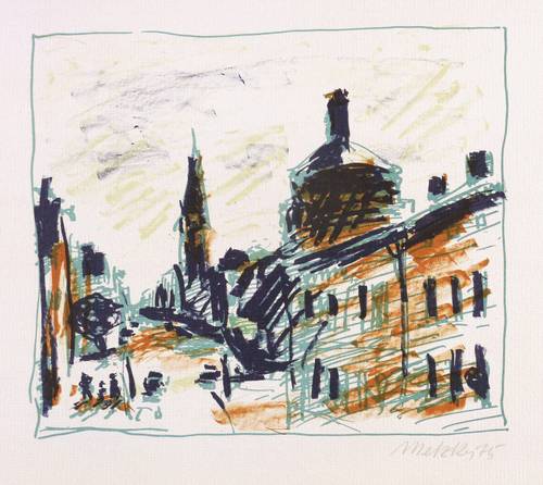 Metzkes, Harald -  -  - Der Wasserturm vom Prenzlauer Berg