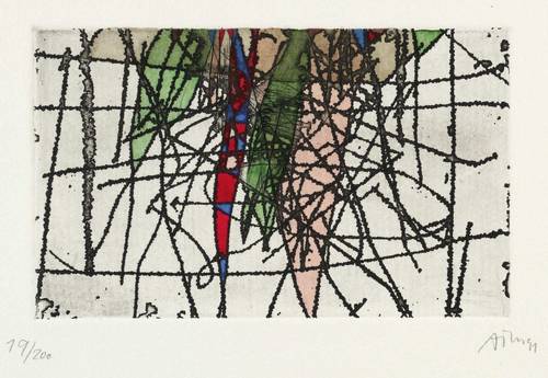 Mörstedt, Alfred Traugott -  -  - Ohne Titel (Einschlüsse Aufbrüche VI)