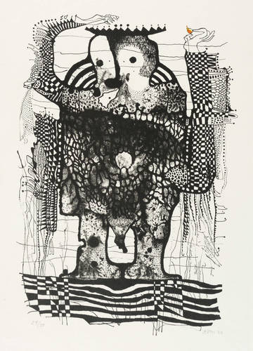 Mörstedt, Alfred Traugott -  -  - Findungen (Surreale Figur)