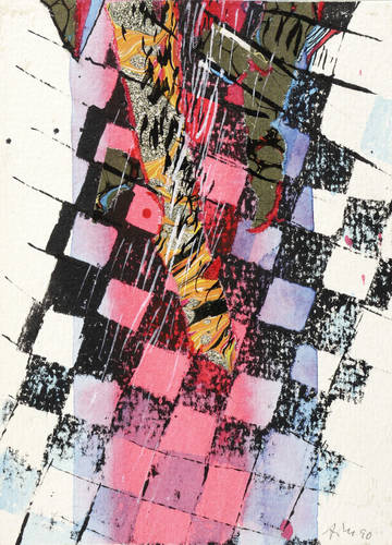 Mörstedt, Alfred Traugott -  -  - Ohne Titel (Schachbrett)