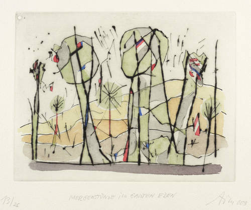 Mörstedt, Alfred Traugott -  -  - Morgenstunde im Garten Eden