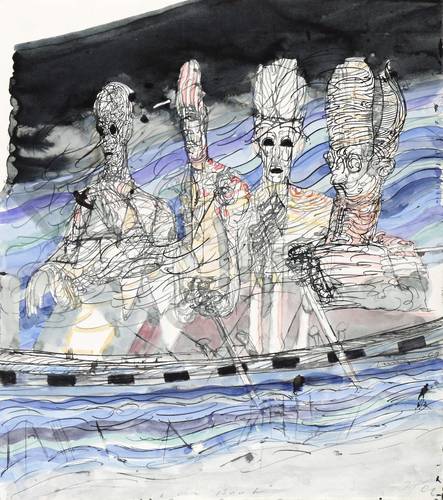 Münzner, Rolf -  -  - Im Boot