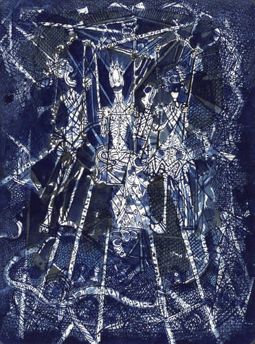 Münzner, Rolf -  -  - Karussell in Indigo II