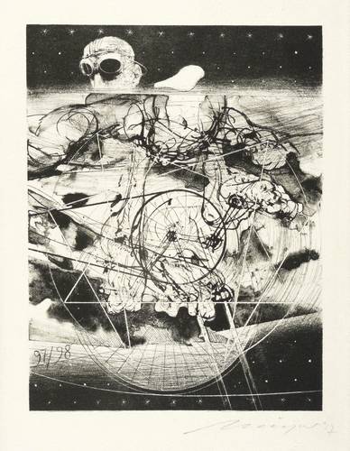 Münzner, Rolf -  -  - Neujahrsgrafik 1998